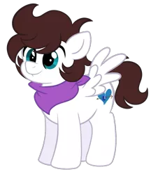 Size: 875x1013 | Tagged: safe, artist:saveraedae, derpibooru import, oc, oc:markpony, ponified, unofficial characters only, pegasus, pony, bandana, colt, foal, image, male, png, show accurate, simple background, solo, the mark side, transparent background