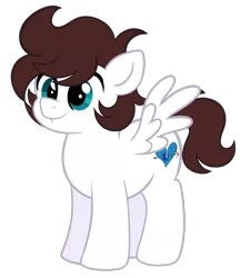 Size: 875x1013 | Tagged: safe, artist:saveraedae, derpibooru import, oc, oc:markpony, ponified, unofficial characters only, pegasus, pony, colt, foal, image, male, png, show accurate, simple background, the mark side, transparent background