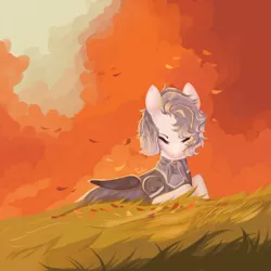 Size: 1920x1920 | Tagged: safe, artist:chukcha, derpibooru import, oc, unofficial characters only, pegasus, pony, clothes, eyes closed, female, grass, image, lying down, mare, outdoors, png, prone, scarf, solo