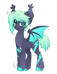 Size: 1000x1300 | Tagged: safe, artist:katelynleeann42, derpibooru import, oc, bat pony, pony, female, image, mare, png, simple background, solo, transparent background