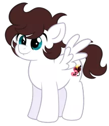 Size: 875x1013 | Tagged: safe, artist:saveraedae, derpibooru import, oc, oc:markpony, ponified, unofficial characters only, pegasus, pony, chubby, colt, foal, image, male, png, show accurate, simple background, solo, teenager, the mark side, transparent background