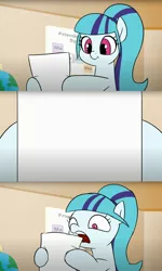 Size: 1670x2792 | Tagged: safe, artist:doublewbrothers, derpibooru import, edit, sonata dusk, ponified, earth pony, pony, equestria girls, image, jpeg, meme, solo, template