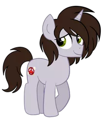 Size: 900x1013 | Tagged: safe, artist:saveraedae, derpibooru import, oc, ponified, unofficial characters only, pony, unicorn, colt, foal, image, looking offscreen, male, png, show accurate, simple background, solo, teenager, the mark side, transparent background