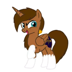 Size: 600x600 | Tagged: safe, artist:holdenwolfart, derpibooru import, oc, oc:royale royce, unofficial characters only, alicorn, image, male, png, show accurate, simple background, solo, transparent background