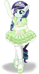 Size: 1356x2547 | Tagged: safe, artist:avchonline, derpibooru import, coloratura, anthro, earth pony, pony, ballerina, ballet, ballet slippers, beautiful, bipedal, canterlot royal ballet academy, clothes, female, gloves, image, jewelry, long gloves, mare, png, tiara, tutu