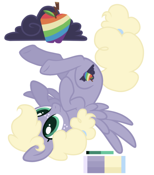 Size: 1500x1700 | Tagged: safe, artist:monochrome-sunsets, derpibooru import, oc, pegasus, pony, female, image, magical lesbian spawn, mare, offspring, parent:applejack, parent:rolling thunder, png, simple background, solo, transparent background