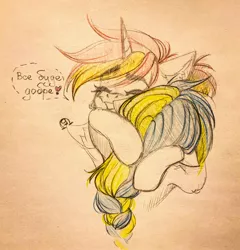 Size: 1968x2048 | Tagged: safe, artist:falafeljake, derpibooru import, oc, oc:sunlight ray (bronukon), oc:ukraine, ponified, earth pony, pony, unicorn, bronukon, bronukon next, hug, image, jpeg, nation ponies, traditional art, ukraine