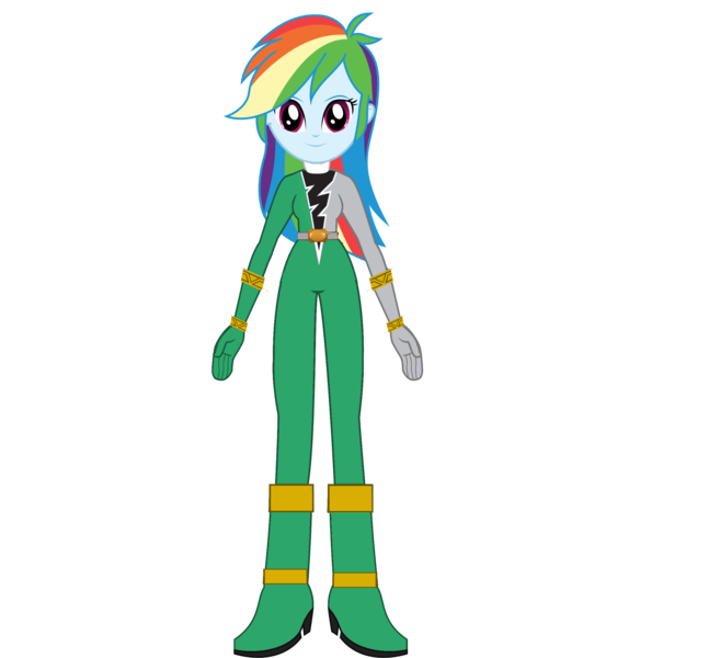 Size: 2443x2265 | Tagged: safe, artist:cam-and-sister-paint, derpibooru import, rainbow dash, equestria girls, green ranger, image, kishiryu sentai ryusoulger, png, power rangers, power rangers dino fury, solo