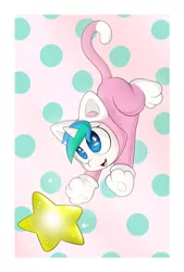 Size: 2500x3700 | Tagged: safe, artist:rolo, derpibooru import, oc, unofficial characters only, pony, unicorn, 2013, animal costume, cat costume, clothes, costume, cute, female, happy, heart eyes, image, mare, ocbetes, open mouth, open smile, paw pads, png, pounce, smiling, solo, stars, super mario 3d world, super mario bros., wingding eyes