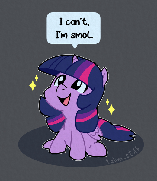 Size: 1300x1500 | Tagged: safe, artist:talimingi, derpibooru import, twilight sparkle, twilight sparkle (alicorn), alicorn, pony, chibi, cute, image, jpeg, smol, sparkles, twiabetes