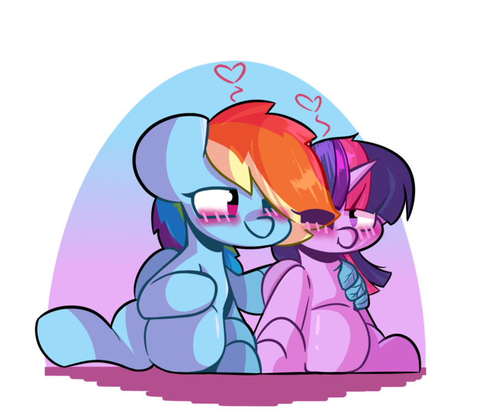 Size: 1200x1000 | Tagged: safe, artist:ronin20181, derpibooru import, rainbow dash, twilight sparkle, twilight sparkle (alicorn), alicorn, pegasus, pony, blushing, duo, female, hug, image, lesbian, partial background, png, shipping, simple background, transparent background, twidash, winghug, wings