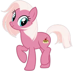 Size: 3000x2900 | Tagged: safe, artist:cheezedoodle96, derpibooru import, fuchsia frost, earth pony, pony, .svg available, female, friendship student, full body, high res, hooves, image, looking at you, mare, png, raised hoof, show accurate, simple background, smiling, smiling at you, solo, standing, tail, transparent background, vector