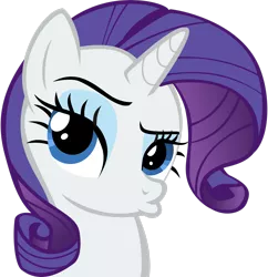 Size: 2407x2491 | Tagged: safe, artist:lunabubble-ede96, derpibooru import, rarity, pony, unicorn, bust, duckface, female, high res, image, mare, png, simple background, solo, transparent background, vector