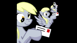 Size: 1280x720 | Tagged: safe, artist:don-ko, derpibooru import, derpy hooves, pegasus, pony, adorawat, animated, cross-eyed, cute, derpabetes, derpception, droste effect, endless, envelope, female, holding, hoof hold, image, inception, infinity, loop, mail, mare, multeity, perfect loop, recursion, silly, silly pony, simple background, smiling, solo, spread wings, strange, sweet dreams fuel, transparent background, unstoppable force of derp, wat, webm, weird, wings