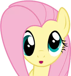 Size: 2360x2541 | Tagged: safe, artist:lunabubble-ede96, derpibooru import, fluttershy, pegasus, pony, derp, female, high res, image, mare, png, simple background, solo, transparent background, vector