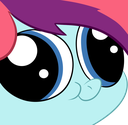 Size: 128x125 | Tagged: safe, derpibooru import, oc, oc:taffy swirl, pony, hey you, image, png, simple background, solo, transparent background