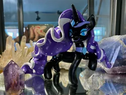 Size: 4032x3024 | Tagged: safe, artist:earthenpony, derpibooru import, nightmare rarity, pony, figurine, image, irl, jpeg, photo, solo