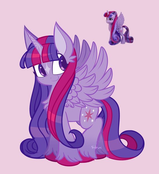 Size: 1700x1858 | Tagged: safe, artist:sidruni, derpibooru import, twilight sparkle, twilight sparkle (alicorn), alicorn, pony, chest fluff, g5, image, jpeg, solo, unshorn fetlocks