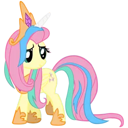 Size: 8000x8000 | Tagged: safe, artist:laszlvfx, derpibooru import, fluttershy, pony, absurd resolution, clothes, cosplay, costume, image, png, shylestia, simple background, solo, transparent background, vector