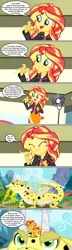 Size: 1280x4468 | Tagged: safe, artist:silverbuller, derpibooru import, edit, edited screencap, screencap, ray, sunset shimmer, eqg summertime shorts, equestria girls, pet project, comic, image, jpeg, screencap comic