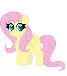 Size: 1528x1742 | Tagged: safe, artist:cinematic-fawn, derpibooru import, fluttershy, pegasus, pony, blushing, cute, female, image, jpeg, mare, shyabetes, simple background, solo, white background
