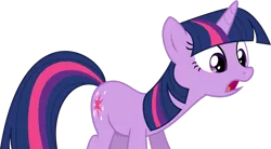 Size: 3296x1819 | Tagged: safe, artist:lunabubble-ede96, derpibooru import, twilight sparkle, pony, unicorn, female, image, mare, open mouth, png, simple background, solo, transparent background, unicorn twilight, vector