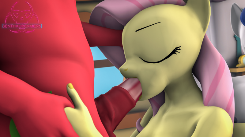 Size: 1920x1080 | Tagged: explicit, artist:senthaurekmern, derpibooru import, big macintosh, fluttershy, anthro, earth pony, pegasus, plantigrade anthro, 3d, blowjob, commission, erection, eyes closed, female, female focus, fluttermac, fluttershy's cottage, horsecock, image, male, mare, nudity, offscreen character, oral, penis, png, sex, shipping, solo focus, source filmmaker, spread wings, straight