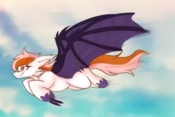 Size: 400x267 | Tagged: safe, derpibooru import, oc, oc:night shade, bat pony, claws, flying, image, png, solo