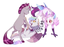 Size: 3100x2300 | Tagged: safe, artist:gigason, derpibooru import, oc, unofficial characters only, draconequus, pony, unicorn, colt, draconequus oc, female, foal, high res, horn, image, male, png, simple background, transparent background, unicorn oc