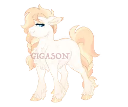 Size: 3100x2600 | Tagged: safe, artist:gigason, derpibooru import, oc, oc:rubinette, earth pony, pony, female, image, mare, obtrusive watermark, offspring, parent:applejack, parent:double diamond, png, simple background, solo, transparent background, watermark