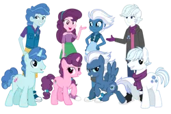 Size: 1095x730 | Tagged: safe, artist:media1997, double diamond, night glider, party favor, sugar belle, earth pony, pegasus, unicorn, equestria girls, image, png, solo