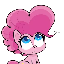 Size: 923x920 | Tagged: artist needed, safe, derpibooru import, edit, edited screencap, screencap, pinkie pie, earth pony, pony, my little pony: pony life, princess probz, spoiler:pony life s01e01, background removed, female, image, looking up, mare, not a vector, png, simple background, sitting, solo, transparent background