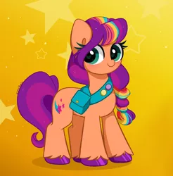 Size: 4528x4608 | Tagged: safe, artist:kittyrosie, derpibooru import, sunny starscout, earth pony, pony, my little pony: tell your tale, spoiler:g5, spoiler:my little pony: tell your tale, blushing, cute, female, g5, image, looking at you, mare, png, smiling, smiling at you, solo, sunnybetes