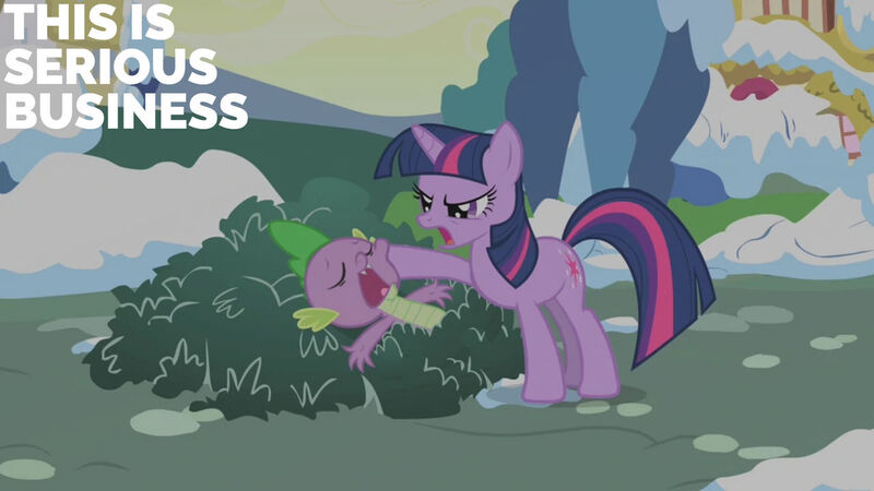 Size: 1280x720 | Tagged: safe, derpibooru import, edit, edited screencap, editor:quoterific, screencap, spike, twilight sparkle, pony, unicorn, season 1, winter wrap up, duo, eyes closed, female, image, jpeg, male, mare, open mouth, sleeping, snow, text, unicorn twilight