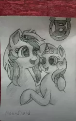 Size: 720x1148 | Tagged: artist needed, safe, derpibooru import, sweetie belle, oc, oc:ice cream (bronukon), bronukon, image, irl, jpeg, photo, traditional art, ukraine