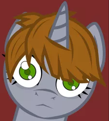 Size: 1270x1413 | Tagged: safe, artist:devorierdeos, derpibooru import, oc, oc:littlepip, pony, unicorn, fallout equestria, female, horn, image, jpeg, looking at you, simple background, solo, stare, unicorn oc