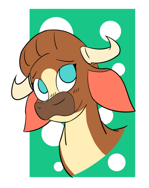 Size: 2416x3048 | Tagged: safe, artist:jsacos, derpibooru import, cow, them's fightin' herds, community related, female, image, madison (tfh), png, simple background, solo, transparent background