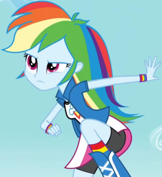 Size: 1920x2094 | Tagged: safe, derpibooru import, screencap, rainbow dash, equestria girls, equestria girls (movie), boots, clothes, cropped, cutie mark, cutie mark on clothes, female, image, jpeg, shoes, solo