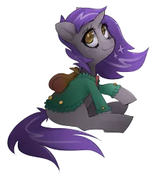 Size: 1382x1574 | Tagged: safe, artist:starlightspark, derpibooru import, oc, oc:silver lining, unofficial characters only, pony, unicorn, clothed ponies, crisis equestria, female, filly, foal, image, png, solo