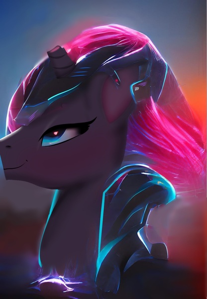 Size: 1079x1556 | Tagged: safe, derpibooru import, tempest shadow, unicorn, image, jpeg, smiling