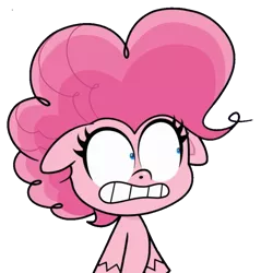 Size: 849x888 | Tagged: safe, derpibooru import, edit, edited screencap, screencap, pinkie pie, earth pony, pony, my little pony: pony life, pinkie pie: hyper-helper, spoiler:pony life s01e06, background removed, bipedal, image, not a vector, png, shocked, simple background, transparent background