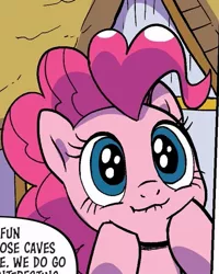 Size: 537x670 | Tagged: safe, artist:pencils, derpibooru import, idw, pinkie pie, spoiler:comic94, cute, image, jpeg, season 10