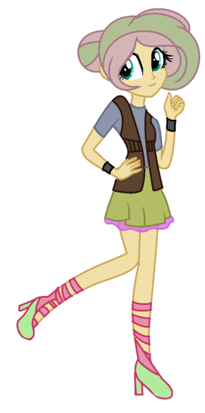 Size: 596x1200 | Tagged: safe, artist:venomtwt-artistowo, derpibooru import, oc, equestria girls, base used, clothes, female, image, offspring, parent:fluttershy, parent:sandalwood, png, simple background, solo, transparent background