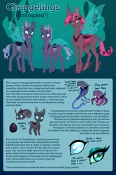 Size: 3509x5280 | Tagged: safe, artist:silkensaddle, derpibooru import, changeling, changeling larva, image, pink changeling, png