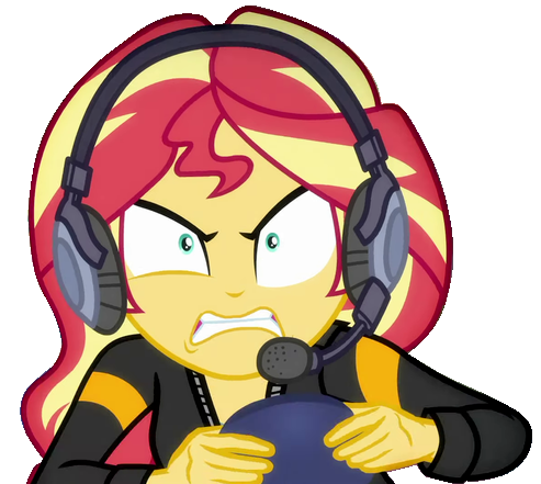 Size: 493x441 | Tagged: safe, artist:marcoequestrian98, derpibooru import, edit, edited screencap, screencap, sunset shimmer, equestria girls, equestria girls series, game stream, spoiler:eqg series (season 2), background removed, controller, female, gamer sunset, image, not a vector, png, psycho gamer sunset, simple background, solo, tell me what you need, transparent background