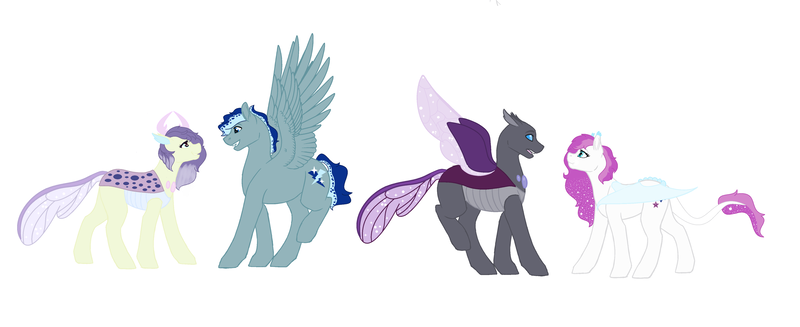 Size: 3832x1565 | Tagged: safe, artist:monse2001, derpibooru import, oc, unofficial characters only, changedling, changeling, pegasus, pony, base used, changedling oc, changeling oc, image, pegasus oc, png, simple background, white background, wings