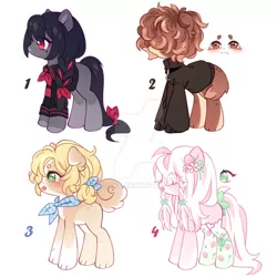 Size: 1024x1024 | Tagged: safe, artist:miioko, derpibooru import, oc, unofficial characters only, pony, clothes, deviantart watermark, female, image, jpeg, mare, obtrusive watermark, simple background, watermark, white background