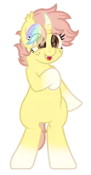 Size: 1881x3619 | Tagged: safe, artist:ponkus, derpibooru import, oc, oc:ponkus, bat pony, hybrid, pony, unicorn, bipedal, ear fluff, fangs, female, freckles, image, mare, png, simple background, solo, transparent background