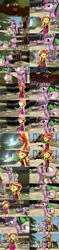 Size: 3840x16192 | Tagged: safe, artist:fazbearsparkle, derpibooru import, spike, sunset shimmer, twilight sparkle, twilight sparkle (alicorn), alicorn, dragon, pony, comic:mlp in special strike rebellion, equestria girls, equestria girls series, 3d, comic, crossover, five nights at freddy's, image, jpeg, portal, ray gun, rockstar bonnie, sonic the hedgehog, sonic the hedgehog (series), source filmmaker, the special strike, the special strike rebellion, thehottest dog, to be continued, winged spike, wings