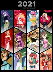 Size: 1505x2048 | Tagged: suggestive, artist:spired_cake, derpibooru import, rarity, human, equestria girls, crossover, danny phantom, female, image, jpeg, the fairly oddparents, wanda